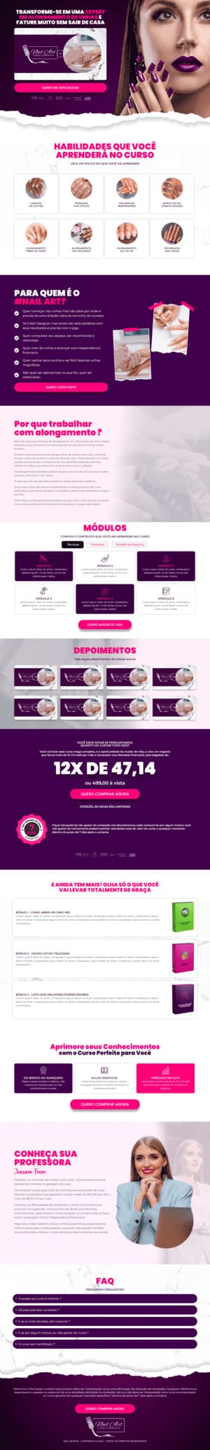 curso de unha