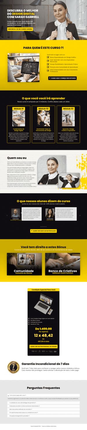 curso da sarah gabriell